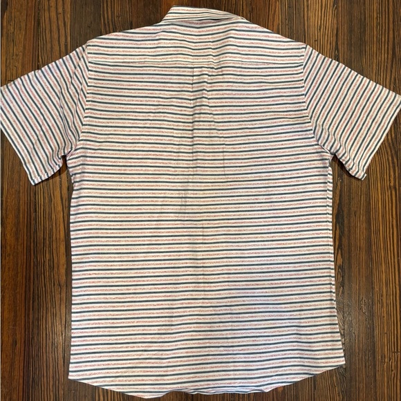 Properly Tied men’s striped button down NWOT front pocket Logo Clsssic Fit Sz L - Picture 2 of 6